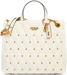 Guess Qs855324 Triana Womens Girlfriend Shopping Tote Womens Bag In Ivory