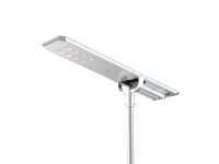 PowerNeed SSL36, Utomhus pelar-/stolpbelysning, Silver, Gjuten aluminium, Glas, IP65, Camping, Trädgård, Gräsmatta, Trädgårdsgång, Terass, Gata, IK10