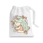 Miammo Zodiac starsign magic goddess character - Libra stuff sack, capacity of 2.5 Litres, White