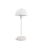 Herstal Vienda bordslampa vit/glas