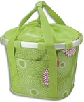 KlickFix women's bike basket, Womens, Lenker Klappkorb Bikebasket Crystals, Crystals Lime Green