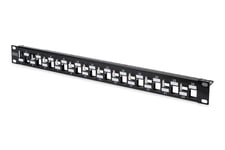 DIGITUS Patch Panel - Modular - For Keystone Modules - 19" - 24-Port (US IMPORT)