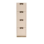 Asplund - Snow Drawer J4 - Rose, Eksockel - Byråer - Thomas Sandell & Jonas Bohlin - Beige - MDF/Trä