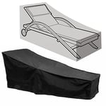 Comfysail Housse pour Chaise Longue Bâche de Protection Chaise Longue extérieur étanche Jardin Anti-UV imperméable avec Sac de Rangement