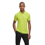 BOSS Mens Pio 1 Cotton-piqué Polo Shirt with Tonal Logo Green