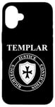 iPhone 16 Plus Templar Virtues of the Knights Templar Shield Case