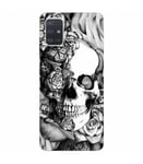 Coque Galaxy S20 PLUS Mort 35 noir rose fleur