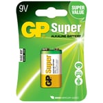 GP Super Alkaline 9V Batteri