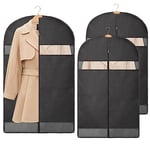 3 Pcs Housses De Vêtements Anti Poussière, Housse Vetements À