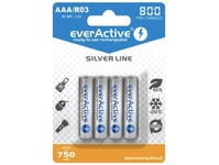 Everactive Evhrl03-800, Laddningsbart Batteri, Aaa, Nickel-Metallhydrid (Nimh), 1,2 V, 2 Styck, 800 Mah