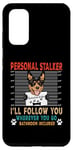 Coque pour Galaxy S20 Personal Stalker Dog Australian Kelpie Funny Puppy Dog Lover
