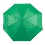 eBuyGB Mini Pliable Parapluie de Poche à Ouverture Manuelle télescopique léger avec poignée de Transport et Housse de Protection Assortie Unisexe, Vert, 104 cm