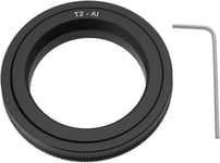 Adaptateur D'objectif D'appareil Photo T2-AI Clé Filetée M42 Compatible avec Nikon AF D850 D810 D800 D750 D700 D610 D3100 D3200 D3300 D3400 Les Appareils Photo Et Objectifs de Télescope