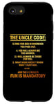 iPhone SE (2020) / 7 / 8 5 Rules For The Uncle Code #1 Fun Is Mandatory Niece Nephew Case