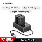 SmallRig NP-FZ100 Camera Battery w/ Dual Charger, USB-C Input Port for Sony