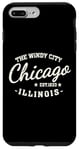 Coque pour iPhone 7 Plus/8 Plus Vintage Retro Love Chicago Illinois Windy City est une ville créée en 1833