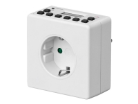 goobay Digital Timer - Automatisk strömbrytare - AC 230 V - vit