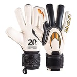 HO Soccer MGC Special Edition Retro White Gants de Gardien de But Unisexe Adultes, Blanc/Noir, 11