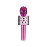 Karaokemikrofoni Bluetooth Pinkki