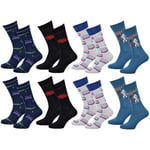 Chaussettes Retour Vers Le Futur  Pack de 8 Paires 1487