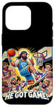 Coque pour iPhone 16 Pro Ballin with the Messiah Rejoignez la communauté Jesus Basketball