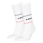 Levis Strumpor 2P Organic Cotton Sock Vit Strl 43/46