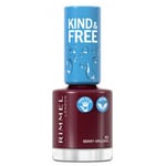 Soins visage Rimmel London  KIND   FREE nail polish 157-berry opulence