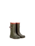 Aigle Boy's Unisex Kids Partridge 2 Rain Boot, Dark Khaki Green, 7.5 UK Child