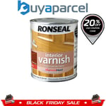 Ronseal 36842 Interior Varnish Quick Dry Gloss Medium Oak 250ml RSLINGMO250