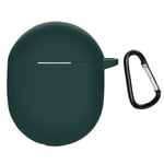 Silikonfodral för hörlurar Skyddande låda för Pixel Buds Pro Hörlurar Tvättbart fodral Silikonfodral Väskor Tillbehör Dark green 0.03