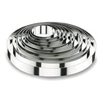 Lacor 68512 Cercle à Tarte Ronde 12X4,5 cm 18 / 10