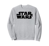 Star Wars Classic Simple Solid Black Logo Sweatshirt