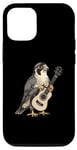 Coque pour iPhone 12/12 Pro Peregrine Falcon jouant du ukulélé