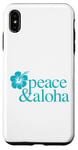 Coque pour iPhone XS Max Plage de surf pour les vacances de Peace and Aloha à Hawaï