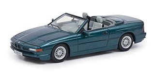 Schuco- Mercedes-Benz BMW 850 CI Cabriolet, intérieur Gris, échelle 1/43, résine, édition limitée 500, Vert métallisé, 450915000