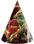 6 stk Partyhatter - Lego Ninjago