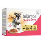 Briantos Chunks in Gravy 12 x 100 g - kanaa & porkkanaa