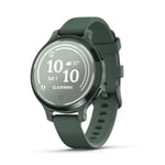 Garmin Lily 2 Active, Stylish Small GPS Smartwatch, Fitness Tracker with Hidden Display, Fitness Tracking,Sports apps,Patterned Lens, Bright Touchscreen Display,Up to 9 days battery life, Jasper Green