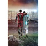 Fotbollsstjärnor Cristiano Ronaldo och Lionel Messi Canvas Poster Pussel (300 bitar) (Messi och Ronaldo), Träpussel för vuxna och barn, Unik 500 Pieces