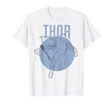 Marvel Avengers Endgame Thor Outline Poster T-Shirt