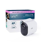 Arlo Ultra 2 XL Outdoor Security Camera, 4K UHD, Wireless CCTV, 12-Month Battery, Colour Night Vision, Weatherproof, Bright Spotlight, 2-Way Audio, Camera Only, Free Trial of Arlo Secure