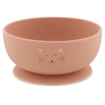 Trixie Silicone Bowl with Suction Mrs. Cat - Non-Slip Baby Feeding Bowl - Strong Suction Base for Mess-Free Meals - Soft, Durable, and Easy to Clean - Perfect for Baby-Led Weaning & Toddlers