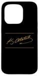 iPhone 15 Pro Signature M.K. Atatürk Founder of the Turkish Republic Case