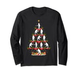 Hockey Sports Xmas Tree Lighting Field Hockey Christmas Tree Long Sleeve T-Shirt