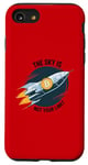 Coque pour iPhone SE (2020) / 7 / 8 Le ciel n'est pas votre limite Bitcoin Rocket