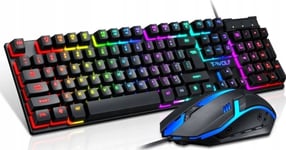 Klawiatura Extralink Extralink Gaming Set Tf200 2In1 Led Keyboard+Mouse