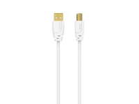 Sinox USB 2.0 kabel för skrivare. 5m. Vit