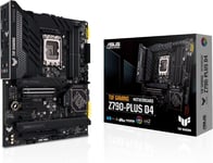 Tuf Gaming Z790-Plus D4 \U2013 Carte Mère Gaming Intel Lga 1700 Atx (17 Drmos, Pcie 5.0, Ddr4, 4 X M.2, Intel 2.5 Gb Ethernet, Usb 3.2 Gen 2 Type-C, Thunderbolt 4, Aura Sync Rgb)