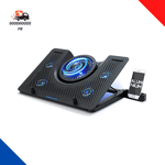 Turboost Aluminium Refroidisseur PC Ordinateur Portable Gamer - 5 Ventilateurs