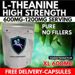 L-Theanine 200 Capsules XL 600mg High Strength Nootropic Stress Memory